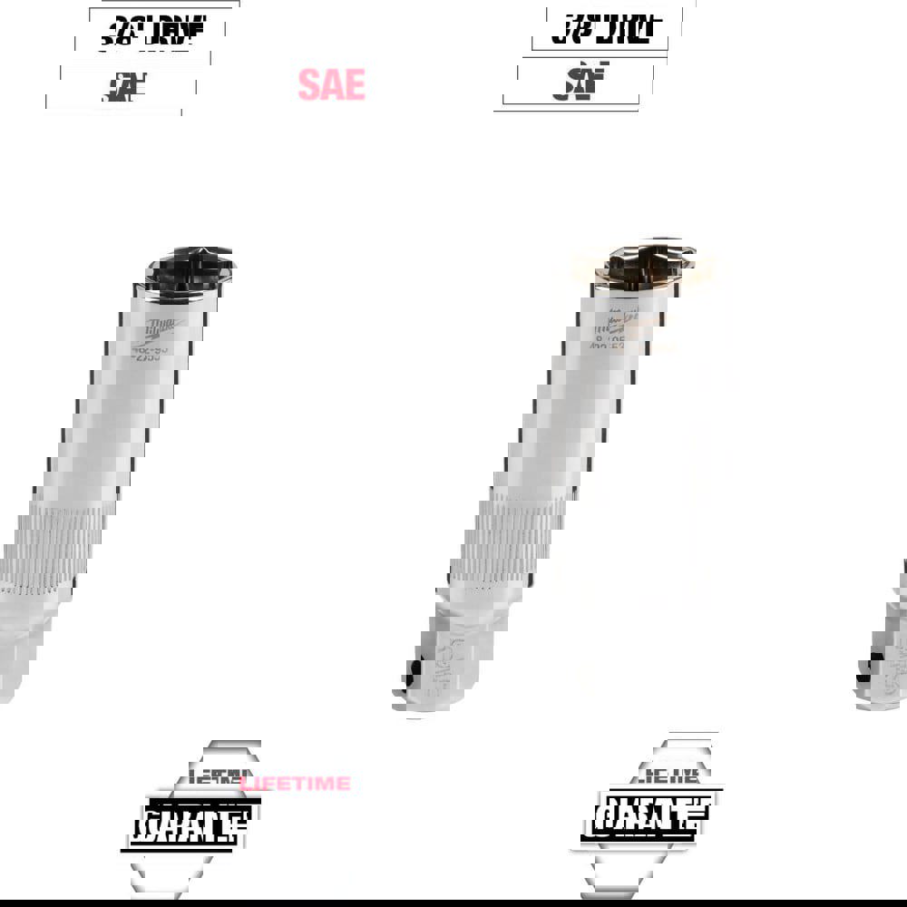 Hand Sockets; Socket Type: Spark Plug Socket ; Socket Size (Inch): 13/16 ; Drive Size: 3/8 ; Drive Style: Square ; Number Of Points: 6 ; Overall Length (Decimal Inch): 2.6800